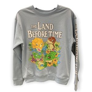 🔥LIMITED STOCK!🔥 Land Before Time Graphic Crew Sweatshirt Women’s Girls Retro